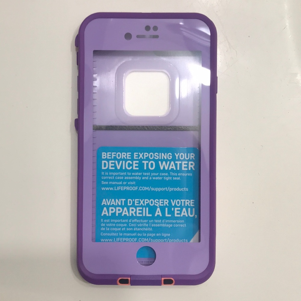 Purple chakra lifeproof case new- never used